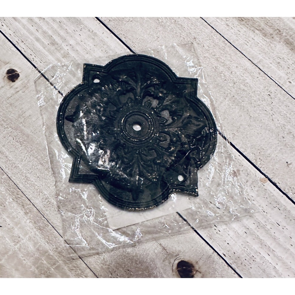 Decorative Black Resin Appliqués Dresser‎ Knob for Furniture